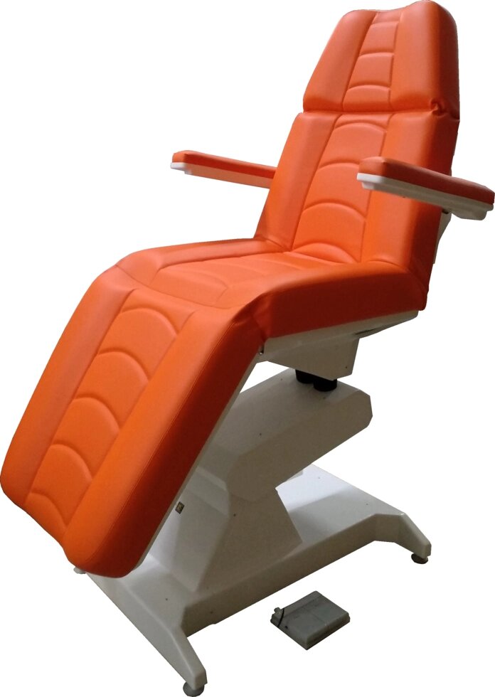 Кресло процедурное с электроприводом  “Ондеви-4” с прямыми подлокотниками, с проводным пультом управления. от компании АВАНТИ Медицинская мебель и оборудование - фото 1
