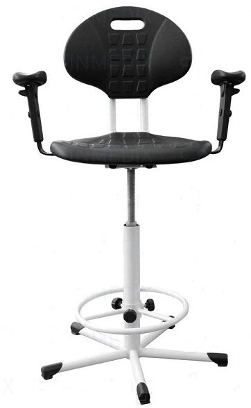 Кресло промышленное, полиуретан с подлокотниками КР10-2 от компании АВАНТИ Медицинская мебель и оборудование - фото 1