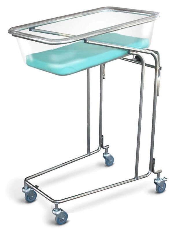 Кровать для новорожденных КН - Нержавеющая сталь от компании АВАНТИ Медицинская мебель и оборудование - фото 1
