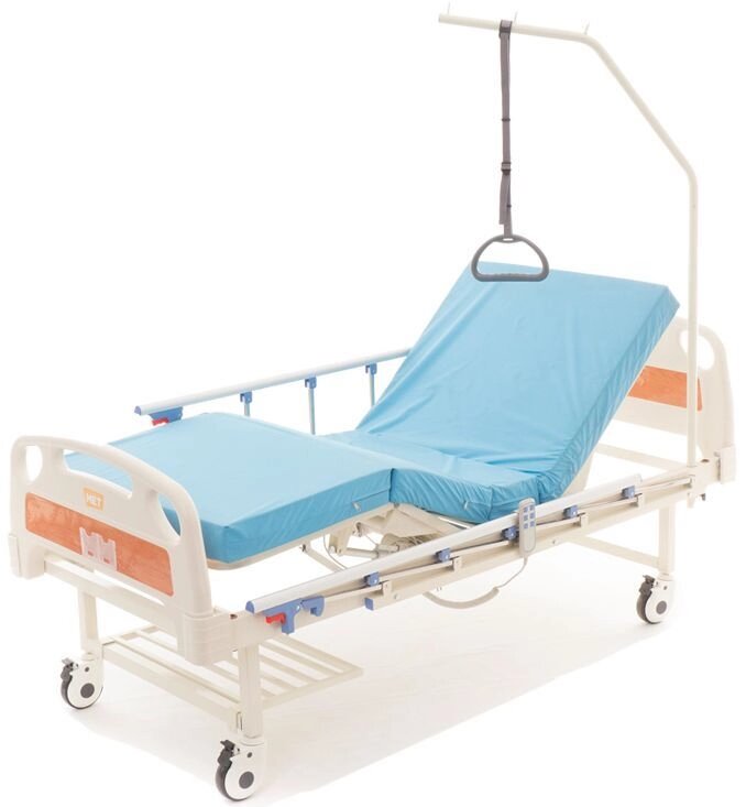 Кровать функциональная электрическая трехсекционная МЕТ DELTA-7 от компании АВАНТИ Медицинская мебель и оборудование - фото 1