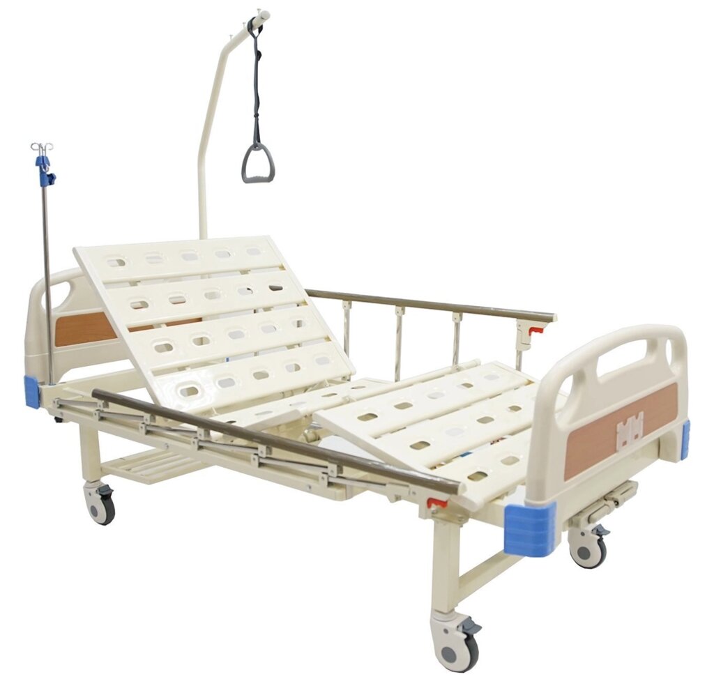 Кровать функциональная механическая трехсекционная МЕТ DM-360 от компании АВАНТИ Медицинская мебель и оборудование - фото 1