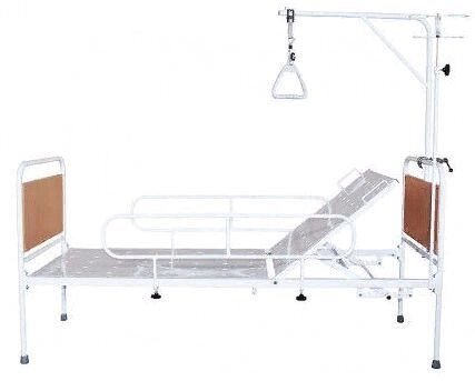 Кровать медицинская функциональная с регулируемой по углу наклона головной секцией КМФ-01 от компании АВАНТИ Медицинская мебель и оборудование - фото 1