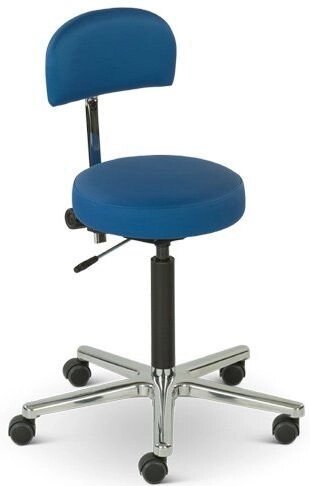 Круглый стул CH1500 со спинкой от компании АВАНТИ Медицинская мебель и оборудование - фото 1