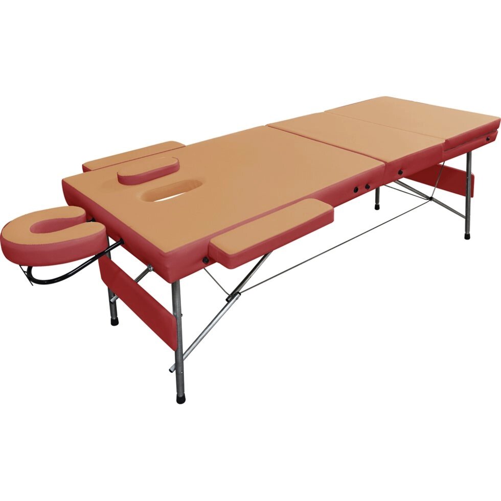 Массажный стол М110-03 складной, с подъёмной секцией для ног от компании АВАНТИ Медицинская мебель и оборудование - фото 1