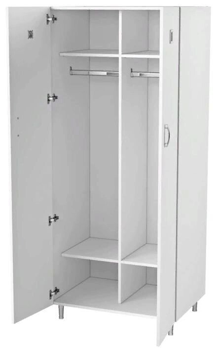 Медицинский шкаф для одежды ШМСО-01 (мод. 1) 800*595*1880 от компании АВАНТИ Медицинская мебель и оборудование - фото 1