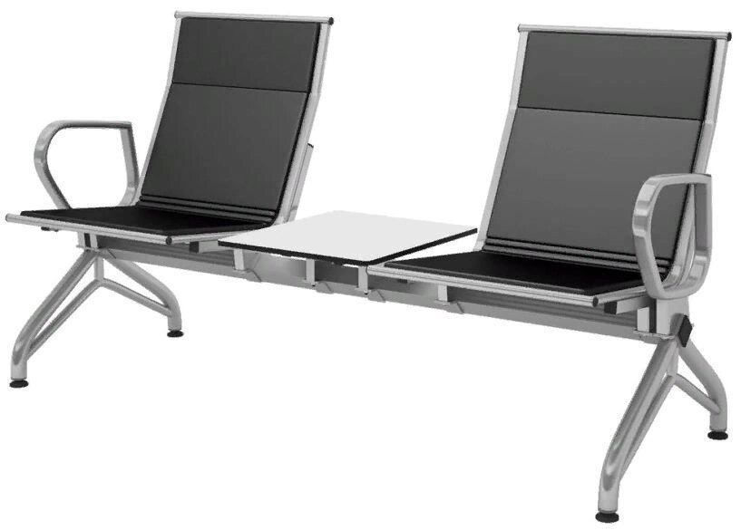 Многоместная секция Aero 2П со столиком от компании АВАНТИ Медицинская мебель и оборудование - фото 1