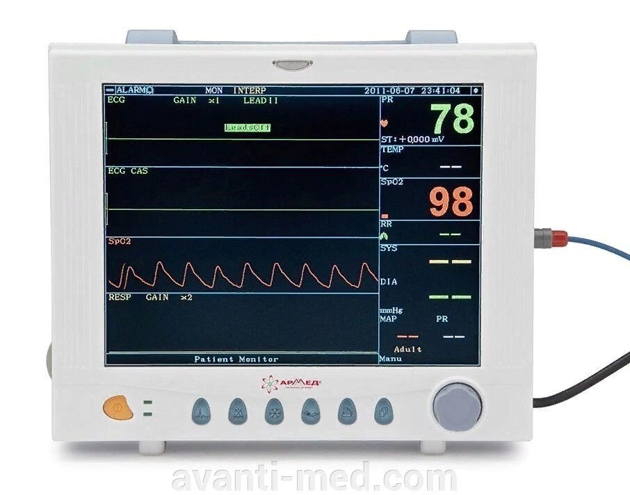 Монитор (с Nellcor-датчиками) Армед PC-9000f с Nellcor-датчиками от компании АВАНТИ Медицинская мебель и оборудование - фото 1