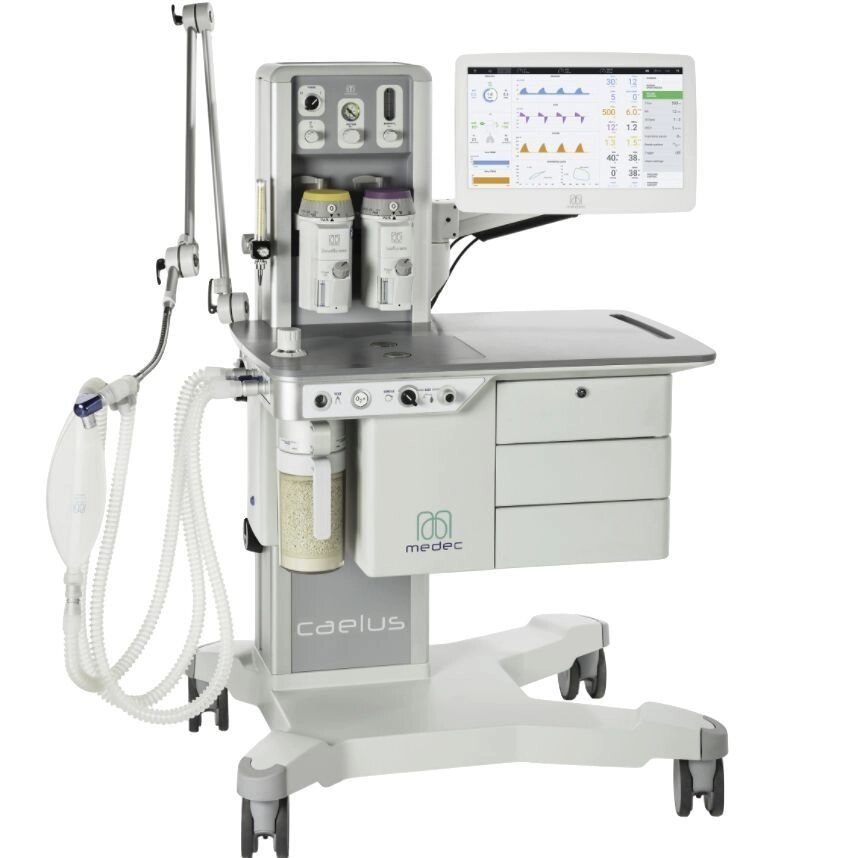 Наркозно-дыхательный аппарат Medec Caelus от компании АВАНТИ Медицинская мебель и оборудование - фото 1