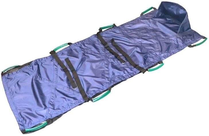 Носилки медицинские бескаркасные "ПЛАЩ" модель 2У облегченные, с упором для ног от компании АВАНТИ Медицинская мебель и оборудование - фото 1