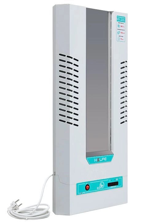 Облучатель - рециркулятор воздуха ультрафиолетовый бактерицидный U-3 настенный от компании АВАНТИ Медицинская мебель и оборудование - фото 1