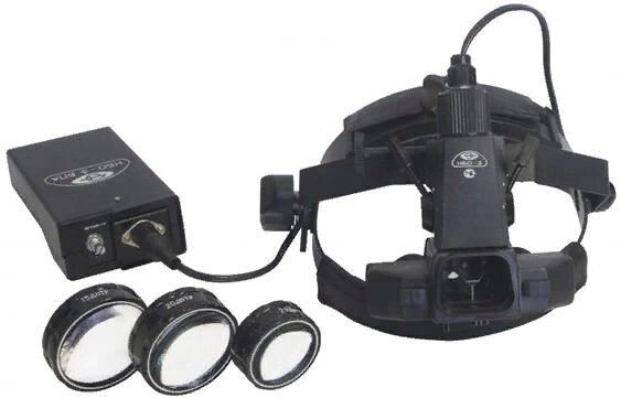 Офтальмоскоп налобный бинокулярный НБО-3-01 от компании АВАНТИ Медицинская мебель и оборудование - фото 1