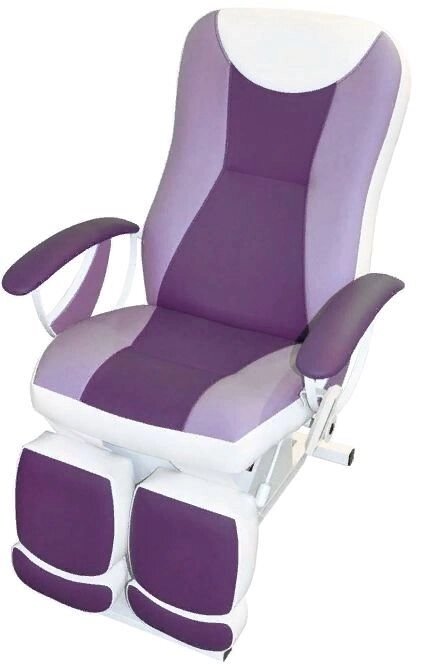 Педикюрное косметологическое кресло "Ирина" (Электропривод, 3 мотора) (высота 550 - 850мм) от компании АВАНТИ Медицинская мебель и оборудование - фото 1
