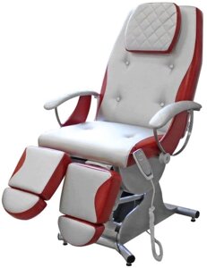 Педикюрное косметологическое кресло «Надин»электропривод, 4 мотора) (Премиум 182/183)