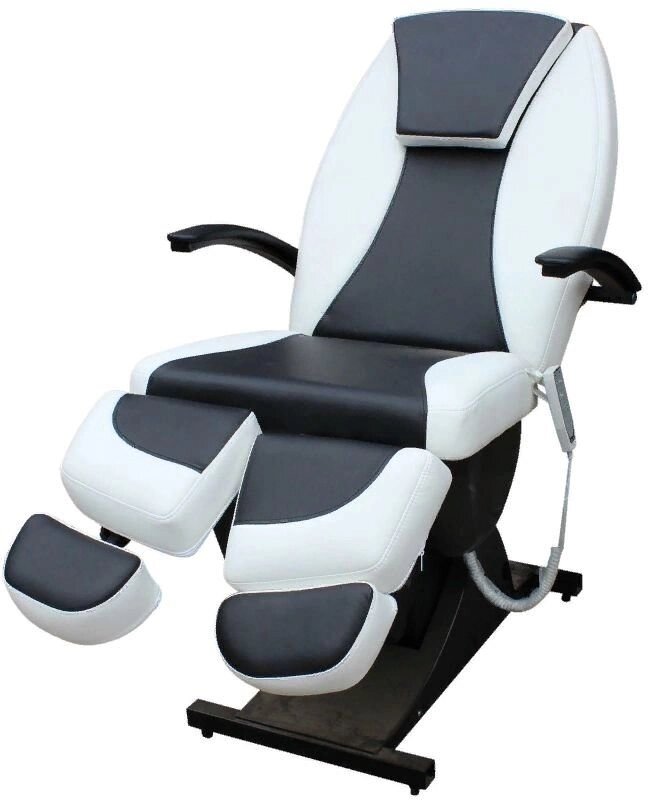Педикюрное косметологическое кресло «Нега» (электропривод, 5 моторов) (Стандарт 200/215) от компании АВАНТИ Медицинская мебель и оборудование - фото 1