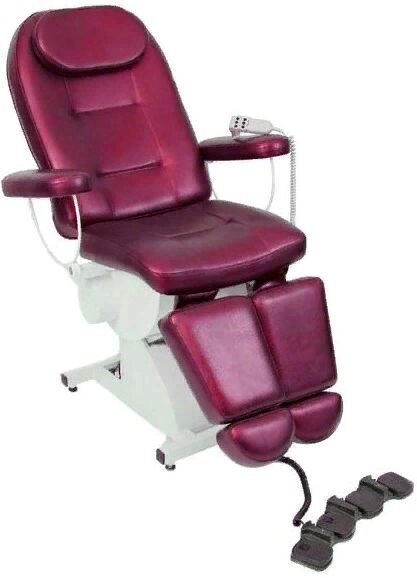 Педикюрное косметологическое кресло "ТАТЬЯНА" (Электропривод, 3 мотора)(высота 640 - 890 мм) от компании АВАНТИ Медицинская мебель и оборудование - фото 1