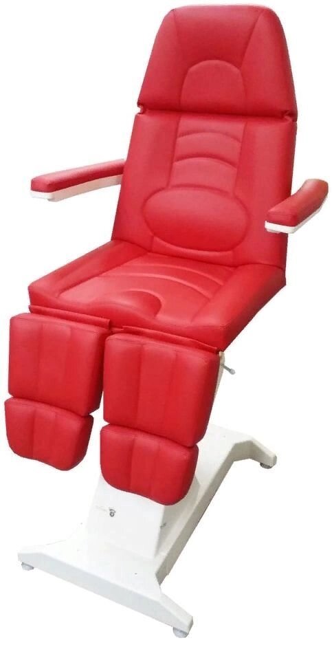 Педикюрное кресло "ФутПрофи-2", 2 электропривода, с ножной педалью управления. от компании АВАНТИ Медицинская мебель и оборудование - фото 1