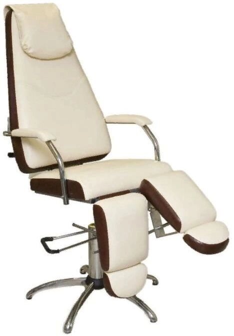 Педикюрное кресло «Милана» (пневматическое с опорами под ноги) (высота 460 - 590мм) от компании АВАНТИ Медицинская мебель и оборудование - фото 1