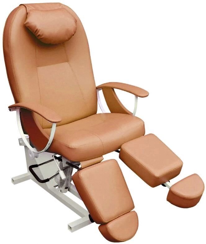 Педикюрное кресло Юлия М с массажером от компании АВАНТИ Медицинская мебель и оборудование - фото 1