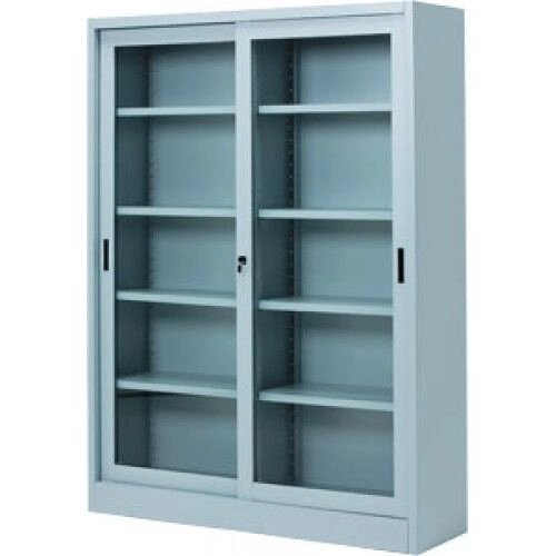 Vernipoll 13-cL322 архивный шкаф из окрашенной стали, раздвижные стеклянные двери - АВАНТИ Медицинская мебель и оборудование