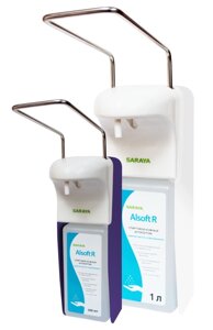 Локтевой дозатор для жидкого мыла и антисептика SARAYA MDS-1000PW и MDS-1000P