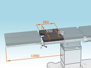 Комплект КПП-28 для удлинения панели операционного стол