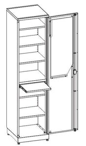 Шкаф медицинский МШ-1-05 МЕДИН