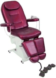 Педикюрное косметологическое кресло "ТАТЬЯНА" (Электропривод, 3 мотора)(высота 640 - 890 мм)