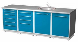 Примеры Комплектов мебели ARKODENT-5 — Металл в полимере