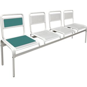 М111-08 Скамейка металлическая, 4х местная