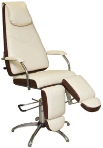 Педикюрное кресло «Милана» (пневматическое с опорами под ноги) (высота 460 - 590мм)