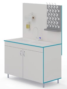 Стол мойка МО НВК 1200 ПП (1200х600х1650)