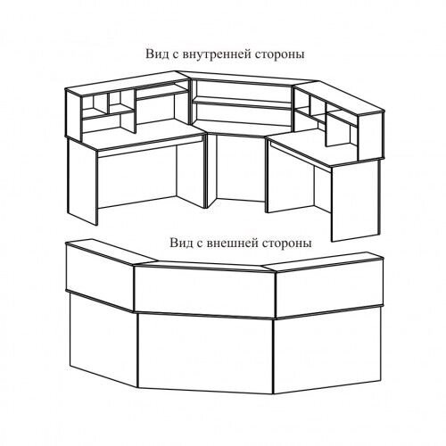 Пост медсестры ПМ-3 от компании АВАНТИ Медицинская мебель и оборудование - фото 1