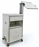Прикроватная тумба из HPL-пластика, с выдвижным поворотно-откидным столиком C-EY-01 от компании АВАНТИ Медицинская мебель и оборудование - фото 1