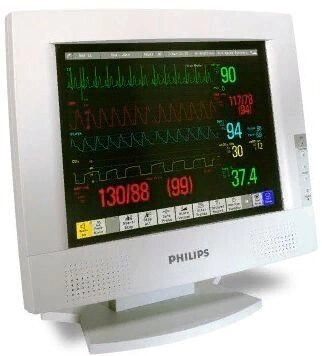 Прикроватный монитор пациента Philips IntelliVue MP90 от компании АВАНТИ Медицинская мебель и оборудование - фото 1