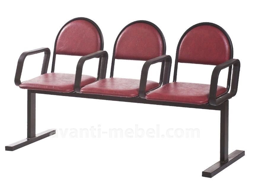 Секция стульев Тристан от компании АВАНТИ Медицинская мебель и оборудование - фото 1