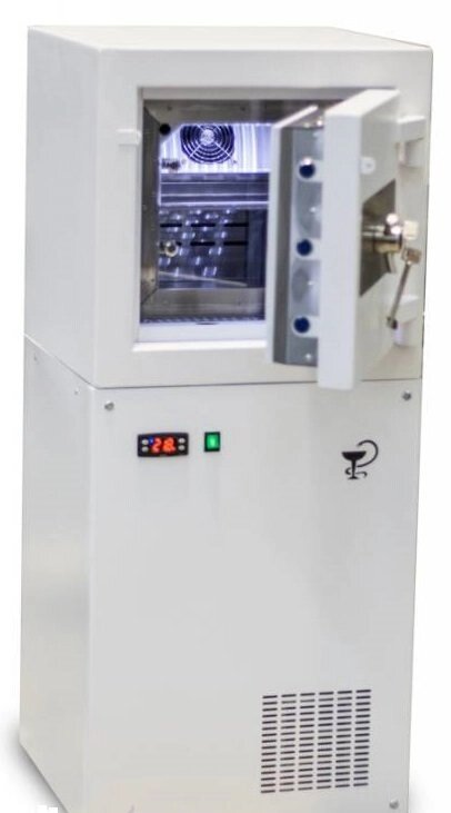 Сейф-холодильник (сейф-термостат) медицинский СТЛ-3102 (20 л) 3-го класса устойчивости к взлому от компании АВАНТИ Медицинская мебель и оборудование - фото 1