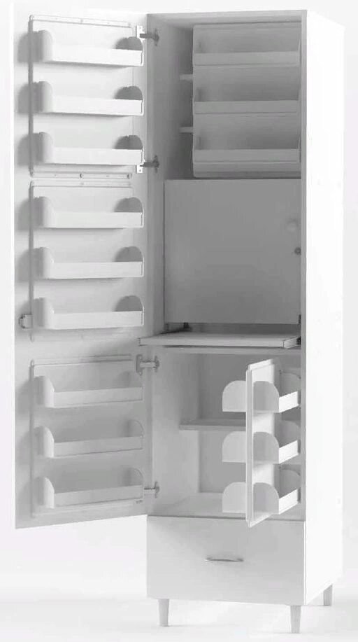 Шкаф для медикаментов ШМФ-02 (528) 490*595*1880 от компании АВАНТИ Медицинская мебель и оборудование - фото 1
