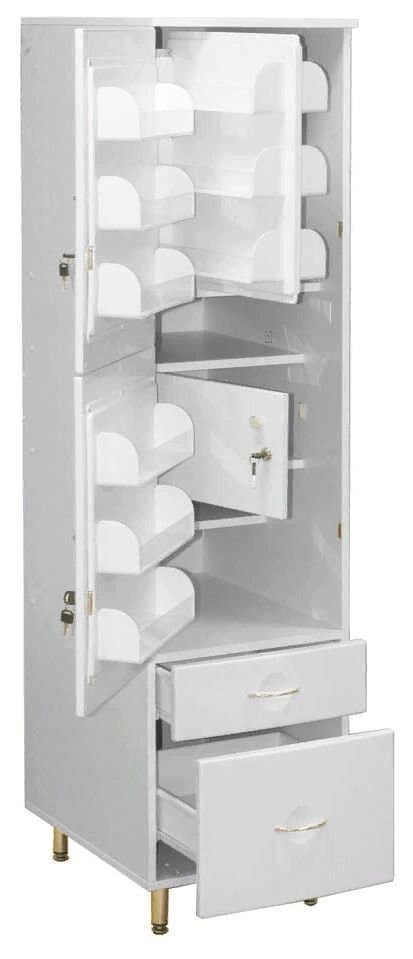 Шкаф для медикаментов ШМФ-02 (529) 430*600*1700 от компании АВАНТИ Медицинская мебель и оборудование - фото 1