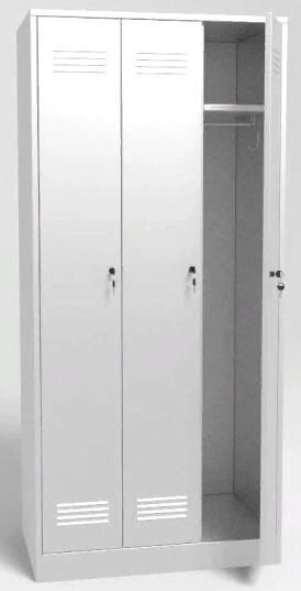 Шкаф для одежды трёхсекционный (разборный) от компании АВАНТИ Медицинская мебель и оборудование - фото 1