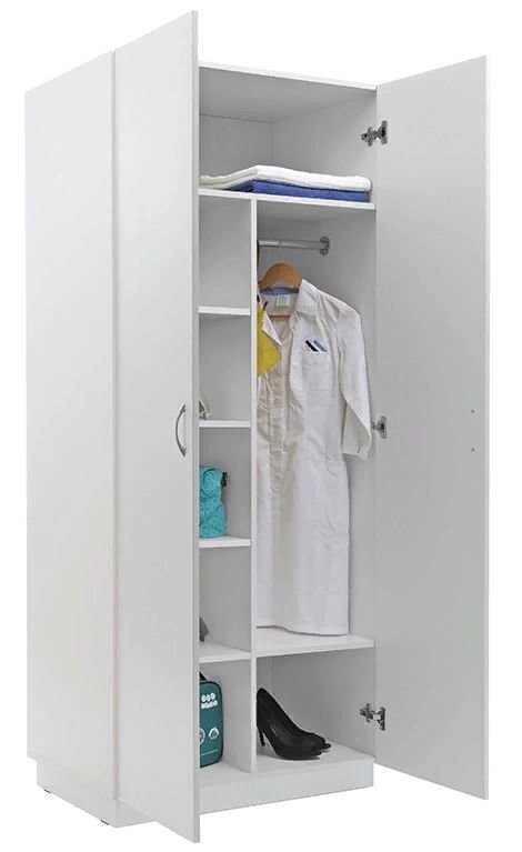 Шкаф для палат MF LH-2 1880 белый от компании АВАНТИ Медицинская мебель и оборудование - фото 1
