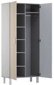 Шкаф медицинский для белья и одежды ШМБО-МСК»код МД-5502) 860x460x1950