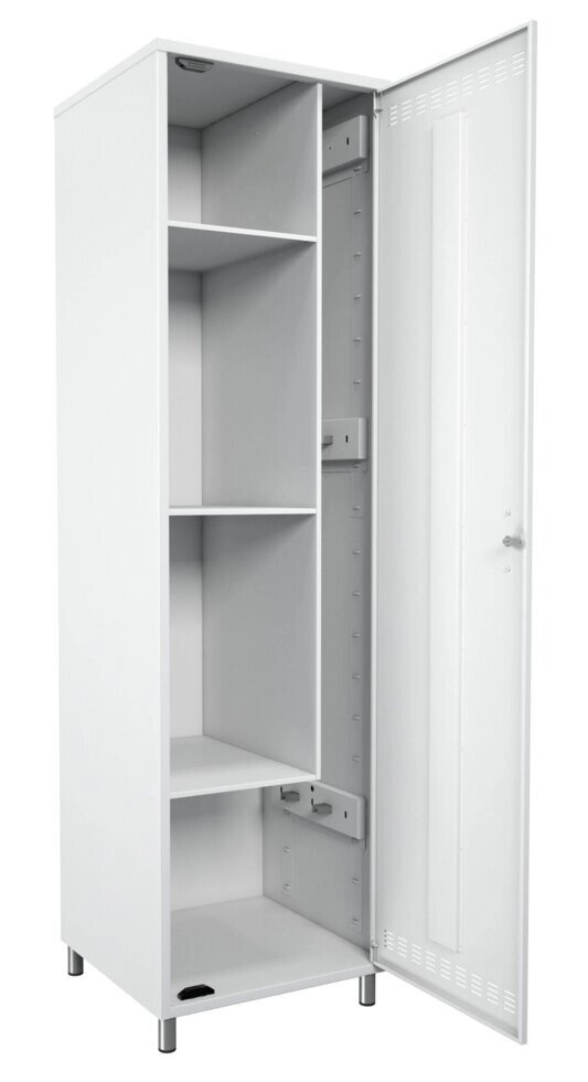 Шкаф медицинский металлический для хозинвентаря ШГХ-1.1 от компании АВАНТИ Медицинская мебель и оборудование - фото 1