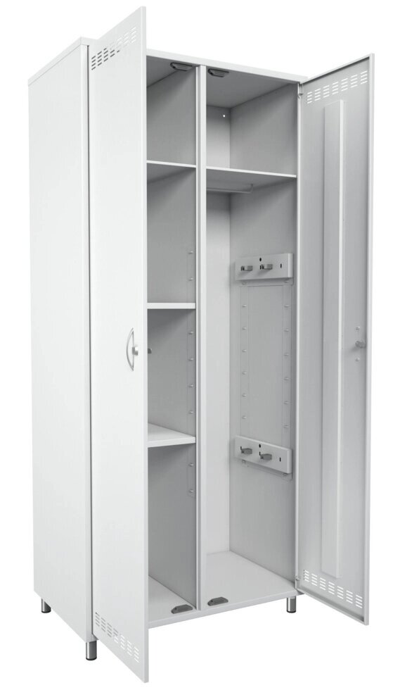 Шкаф медицинский металлический для хозинвентаря ШГХ-2.1 от компании АВАНТИ Медицинская мебель и оборудование - фото 1