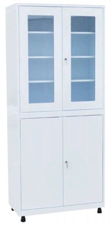 Шкаф металлический для кабинета врача ШКВ-01 от компании АВАНТИ Медицинская мебель и оборудование - фото 1
