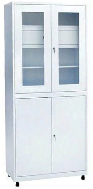 Шкаф металлический для кабинета врача ШКВ-04 от компании АВАНТИ Медицинская мебель и оборудование - фото 1
