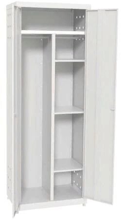 Шкаф металлический для уборочного инвентаря МСК-649.01 от компании АВАНТИ Медицинская мебель и оборудование - фото 1