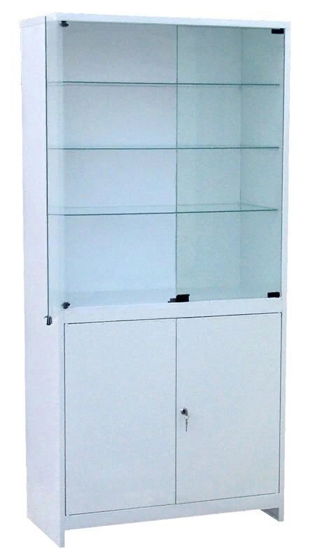 Шкаф металлический двухсекционный ШМС-2-Р от компании АВАНТИ Медицинская мебель и оборудование - фото 1