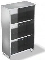 Шкаф - стеллаж, нержавеющая сталь (68 модификаций) от компании АВАНТИ Медицинская мебель и оборудование - фото 1