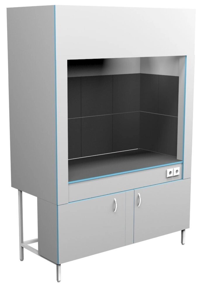 Шкаф вытяжной для муфельных печей ШВ НВп 1600 от компании АВАНТИ Медицинская мебель и оборудование - фото 1