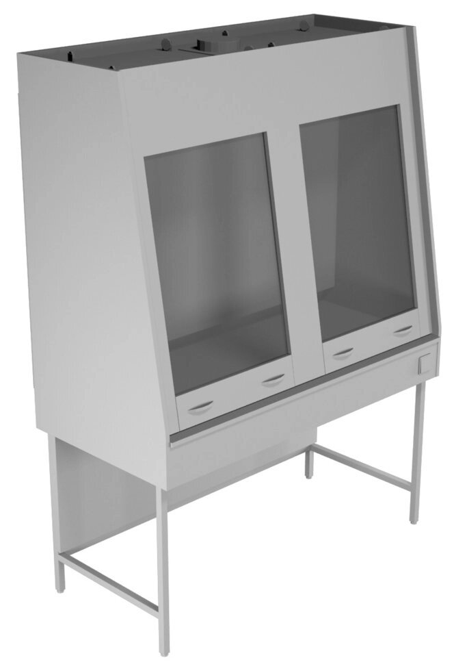 Шкаф вытяжной двухрамный НВ-1500 ШВд-М (1410*700*1960) от компании АВАНТИ Медицинская мебель и оборудование - фото 1